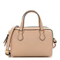 Gilbert Calfskin Jumbo GG Embossed Super Mini Top Handle Bowler Bag Beige