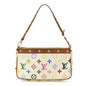 Monogram Multicolor Pochette Accessories White
