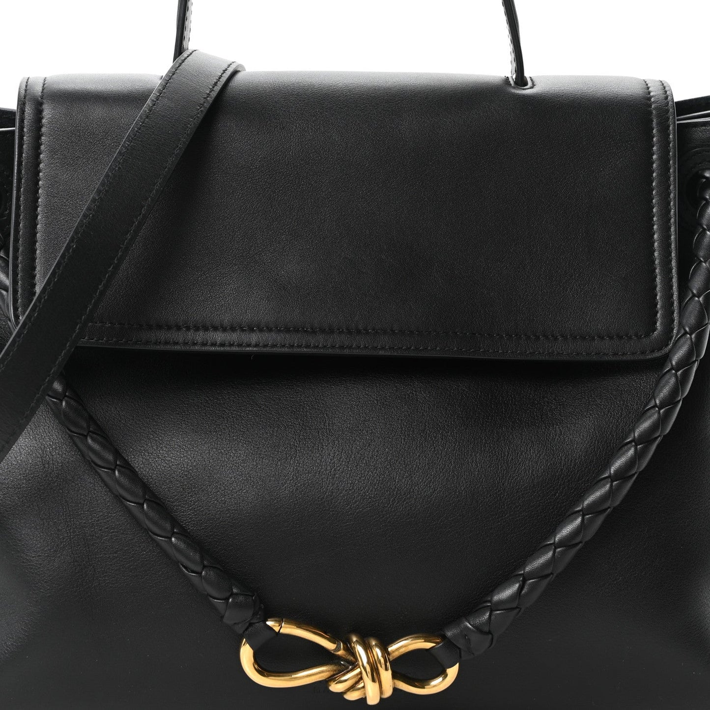 Silky Calfskin Medium Ciao Ciao Black