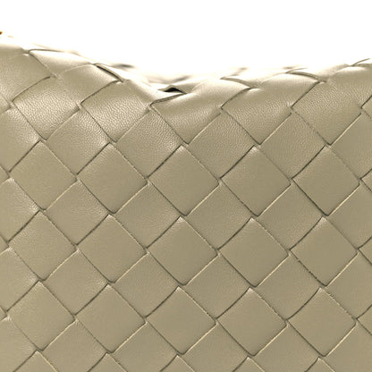 Calfskin Nappa Intrecciato Mini Wallace Travertine