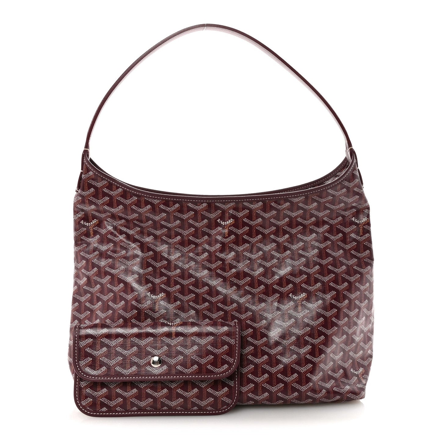 Goyardine Boheme Hobo Burgundy