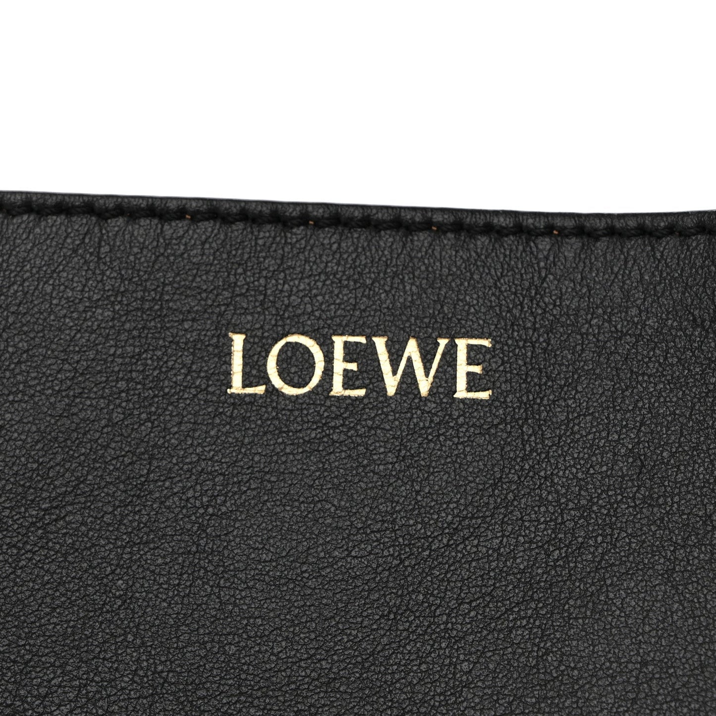 Shiny Calfskin Medium Puzzle Fold Tote Black