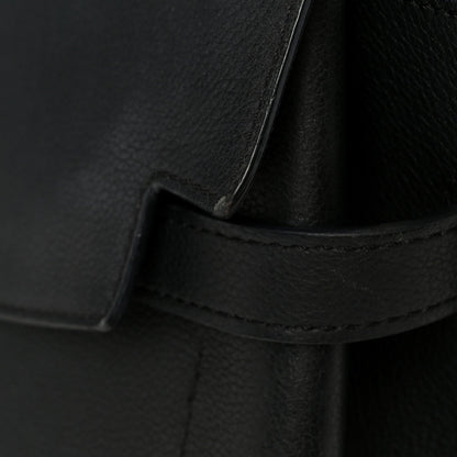 Soft Calfskin My Lockme Top Handle Black