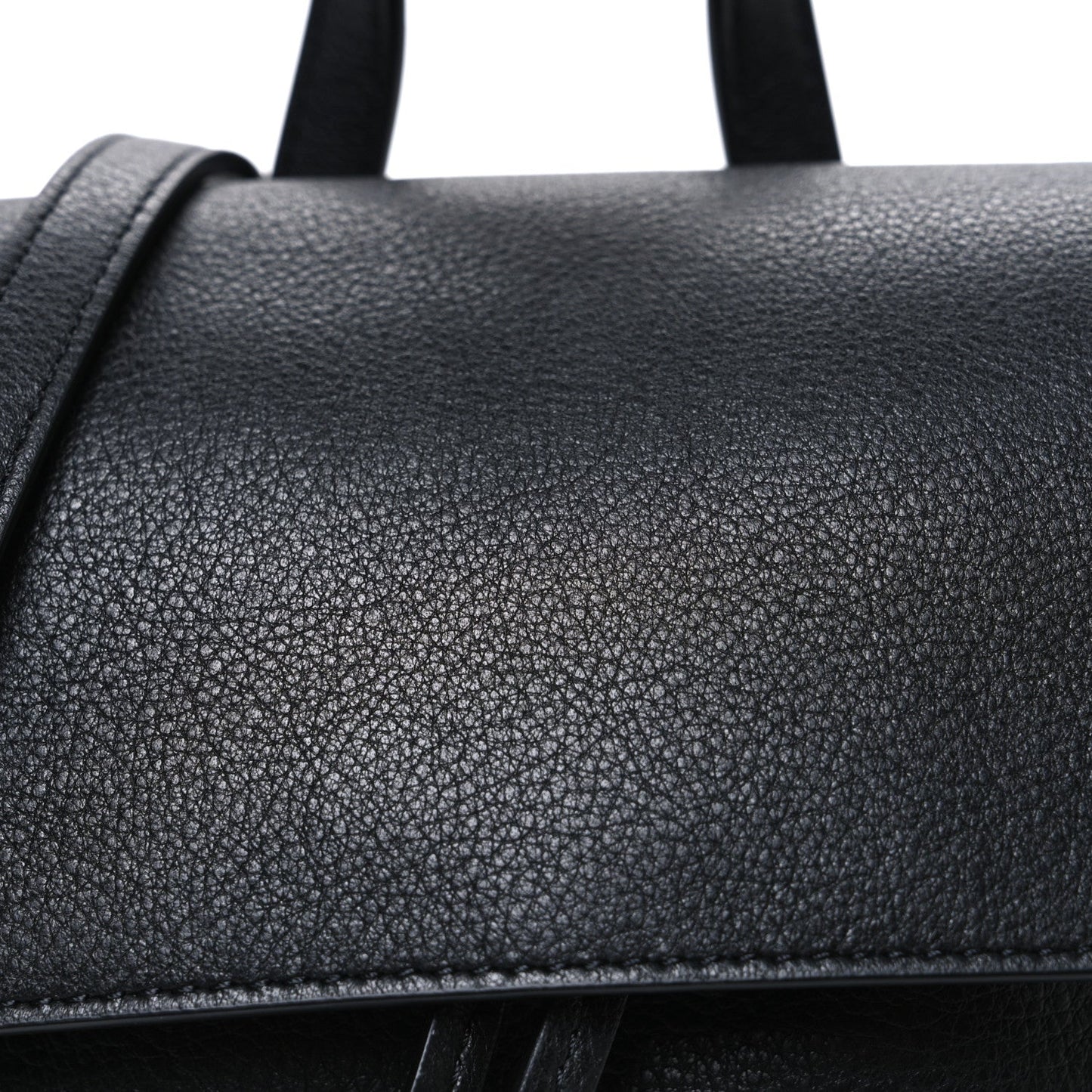 Calfskin Mini Lady Bag Black Flamma