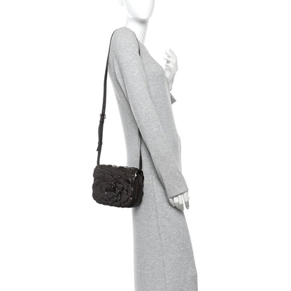 Nappa Atelier 03 Rose Edition Small Flap Crossbody Bag Dark Brown