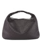 Nappa Intrecciato Large Veneta Hobo Ebano