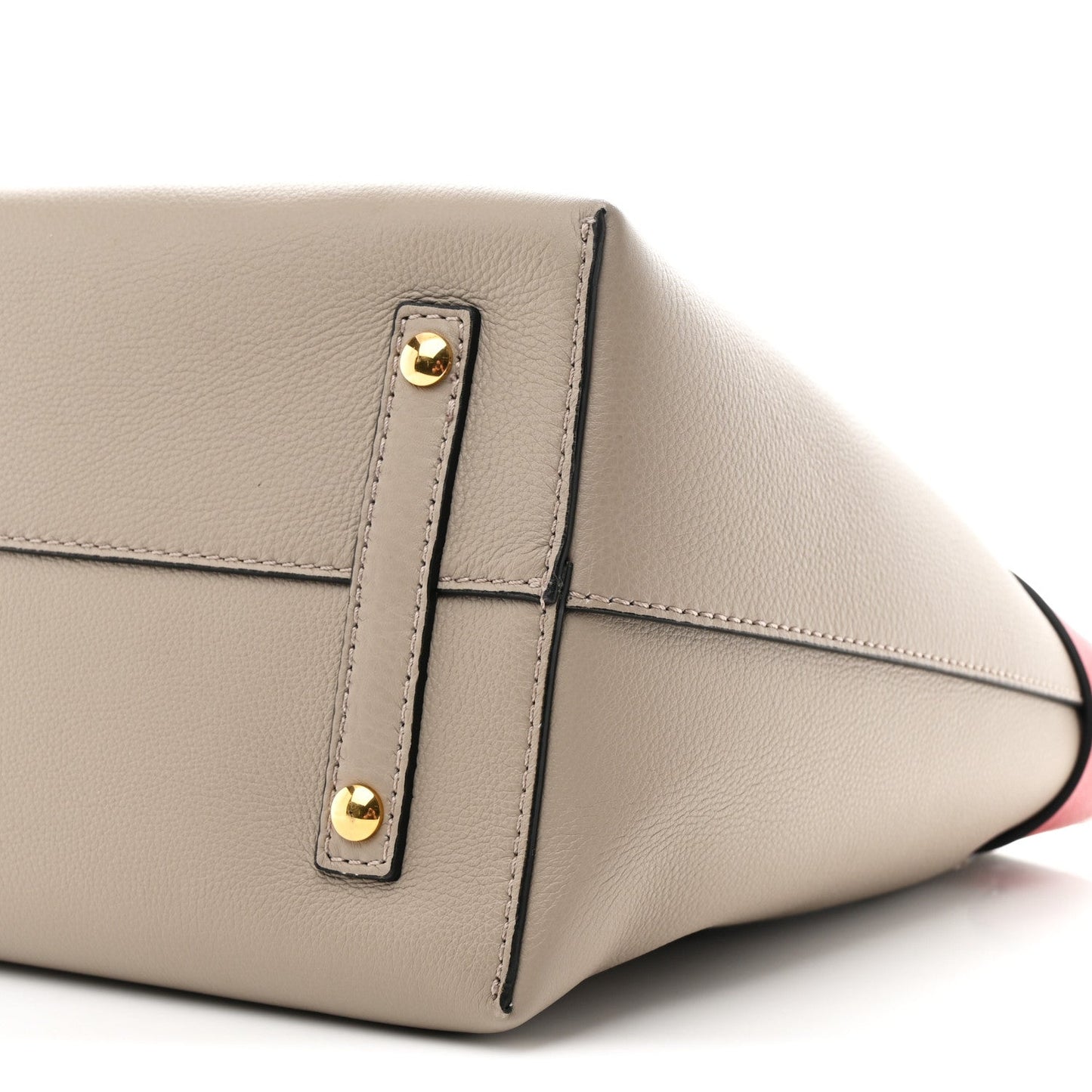 Marais Calfskin Medium Belt Bag Mineral Grey Bright Military Red