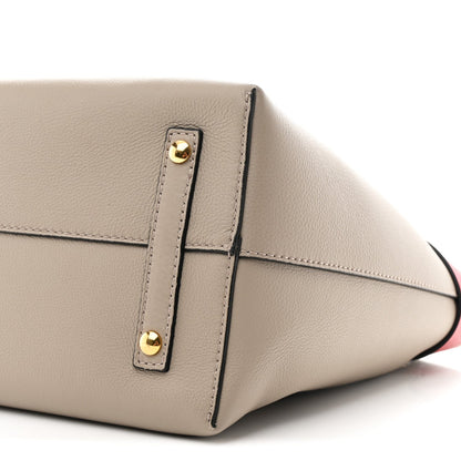 Marais Calfskin Medium Belt Bag Mineral Grey Bright Military Red