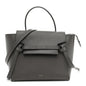 Grained Calfskin Micro Belt Bag Grey