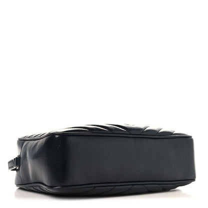 Calfskin Matelasse Monogram Lou Camera Bag Black