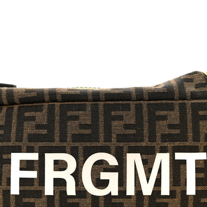 X FRGMT Fabric FF 1974 Embossed Belt Bag Tobacco Moro Black White