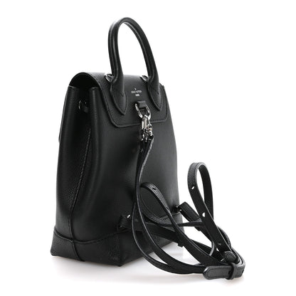Calfskin Lockme Mini Backpack Black