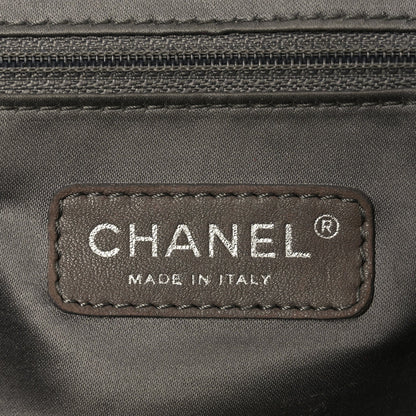 Lambskin Quilted Jumbo Coco Rain Flap Black