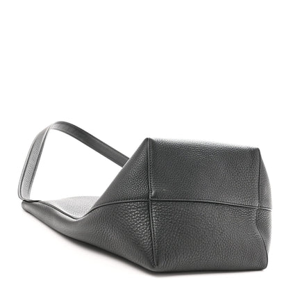Grained Calfskin Medium N/S Park Tote Black