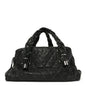 Distressed Lambskin Lady Braid Bowler Grey
