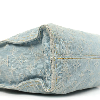 Monogram Washed Denim Let Go PM Sky Blue