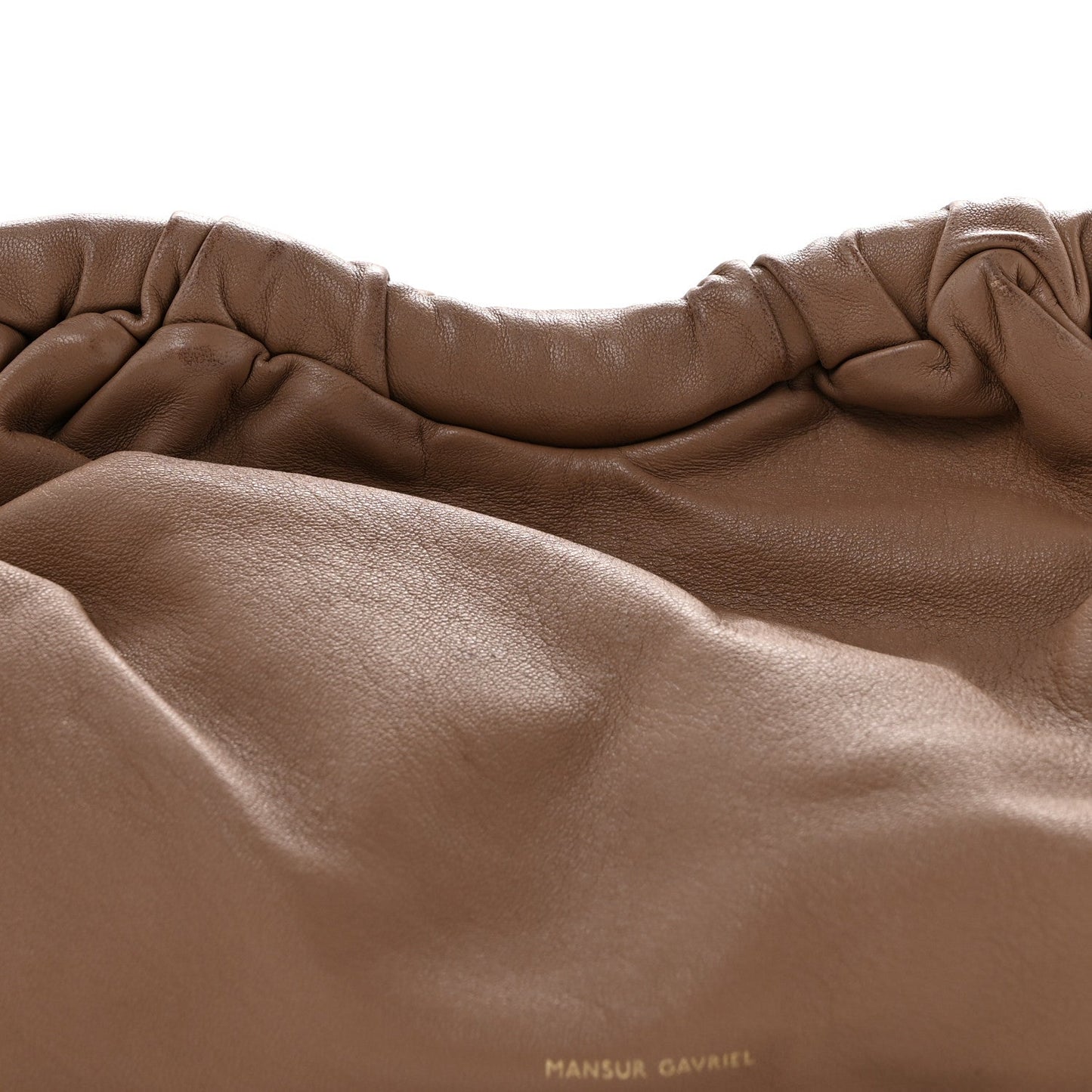 Lambskin Cloud Clutch Biscotto