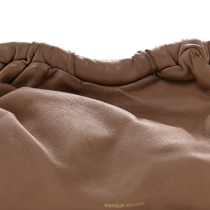 Lambskin Cloud Clutch Biscotto