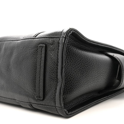 Grained Calfskin Medium The Tote Bag Black