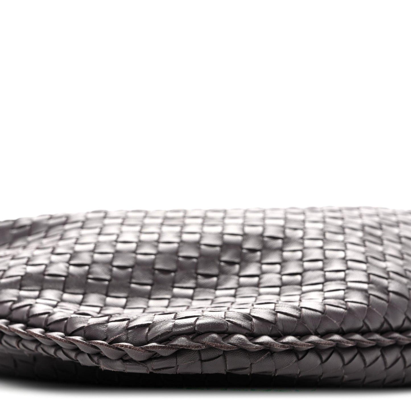 Nappa Intrecciato Large Veneta Hobo Ebano