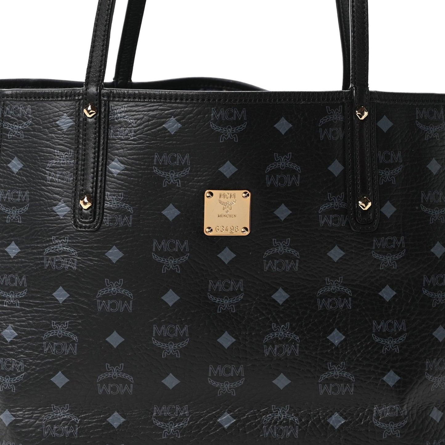 Visetos Large Project Reversible Shopper Tote Black
