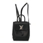 Calfskin Lockme Mini Backpack Black