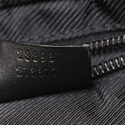 Denim Monogram Tote Bag Black