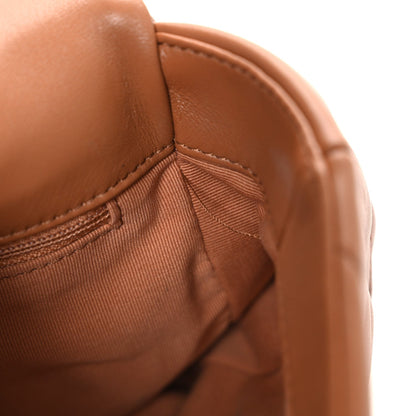 Lambskin Quilted Medium Chanel 19 Flap Brown