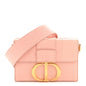 Snakeskin 30 Montaigne Box Bag Rose Clair