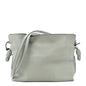 Calfskin Mini Flamenco Knot Clutch Ash Grey