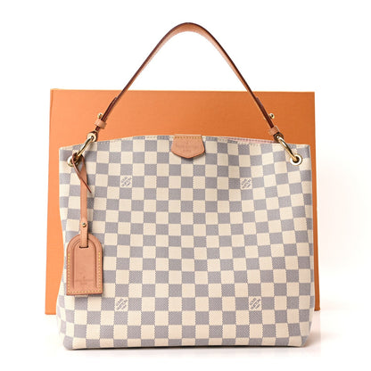 Damier Azur Graceful PM Rose Ballerine