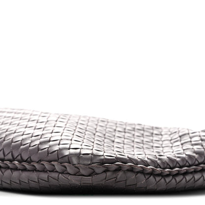 Nappa Intrecciato Large Veneta Hobo Ebano