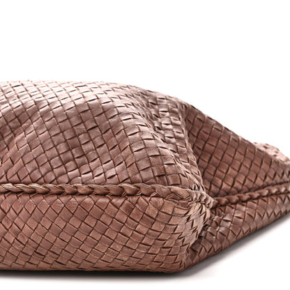 Nappa Intrecciato Maxi Veneta Hobo Truffle