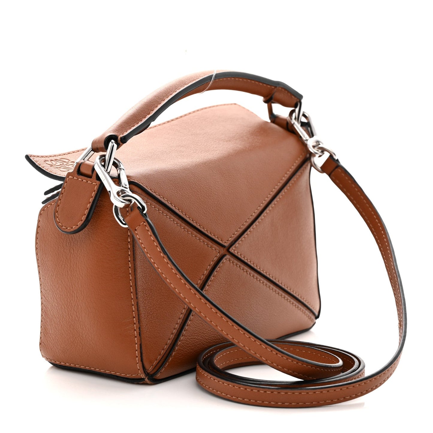 Calfskin Mini Puzzle Bag Tan