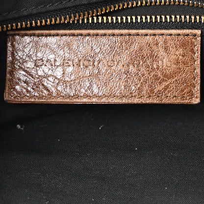 Agneau Giant 21 Gold Hardware Day Hobo Truffle