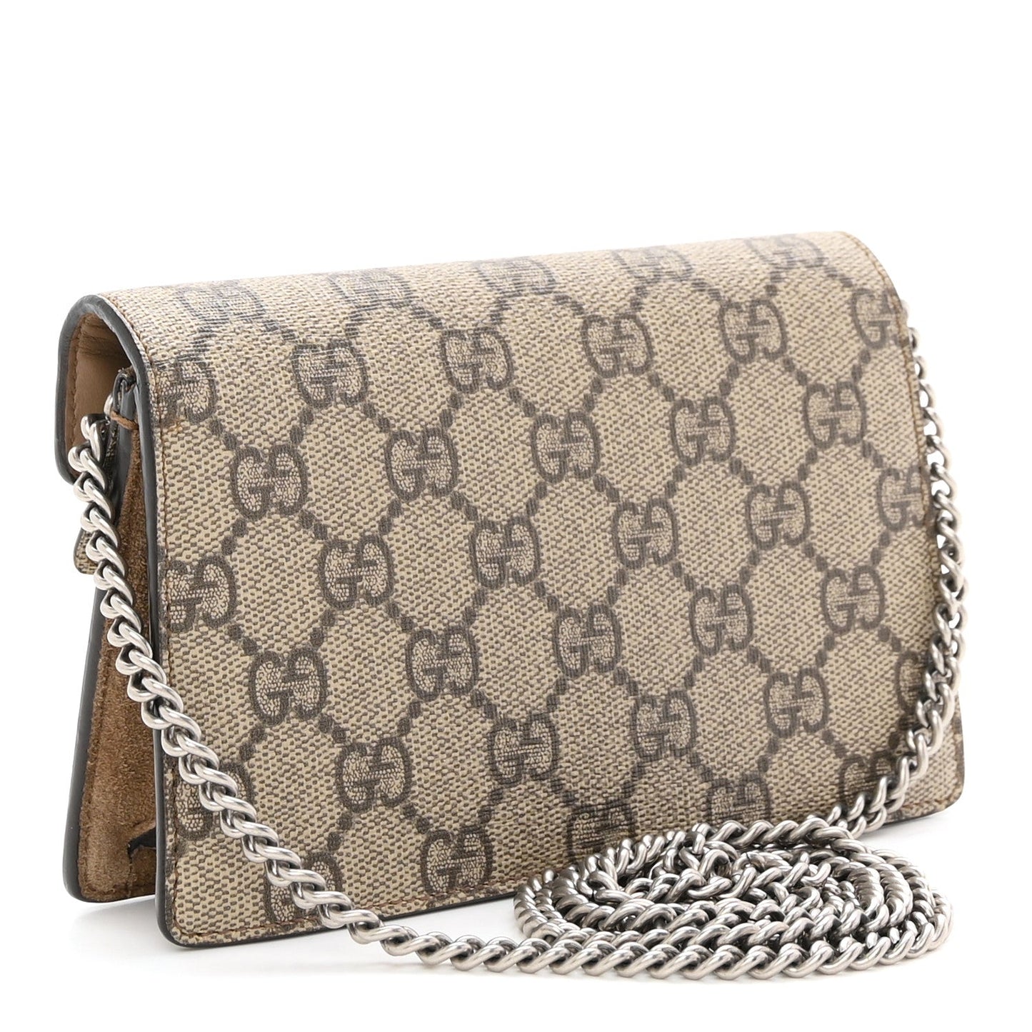 GG Supreme Monogram Super Mini Dionysus Shoulder Bag Taupe