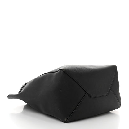 Soft Grained Calfskin Medium Belt Cabas Phantom Medium Grey