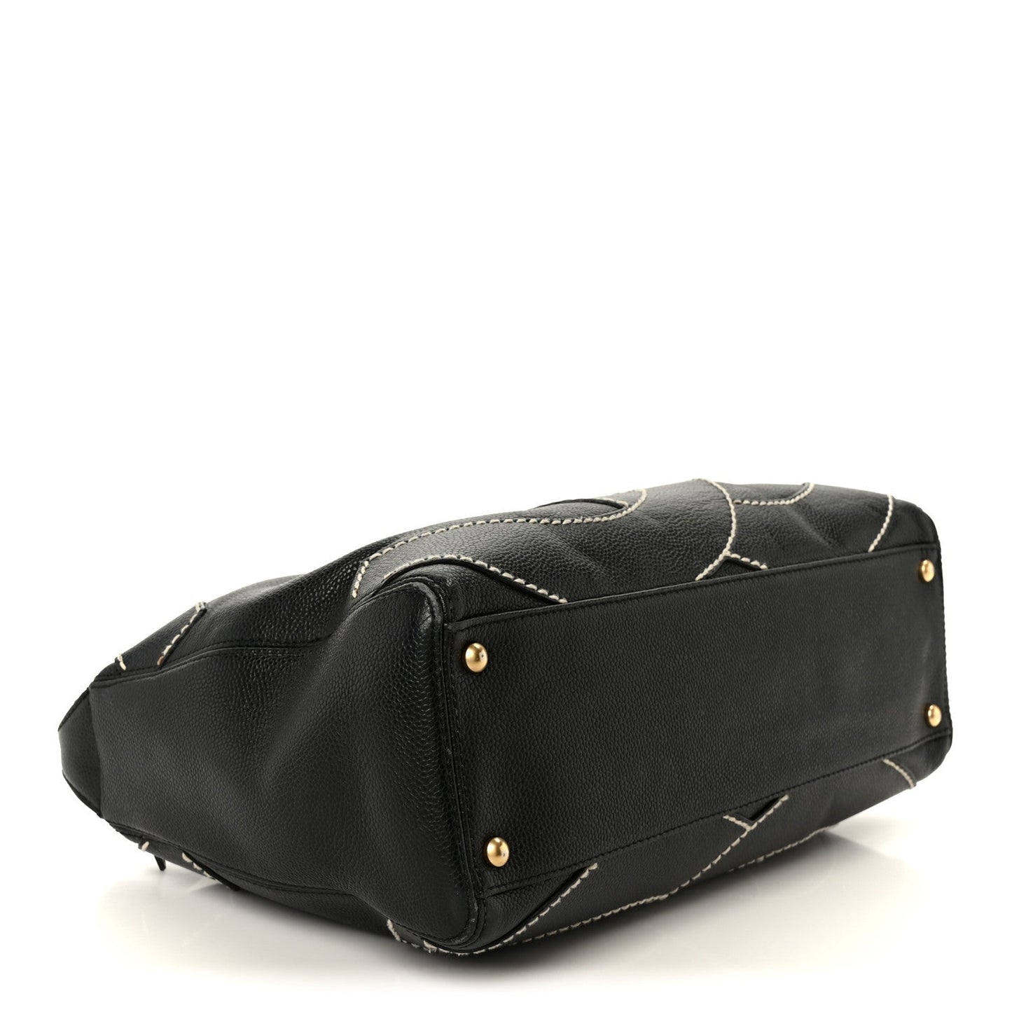 Caviar CC Stitched Hobo Black