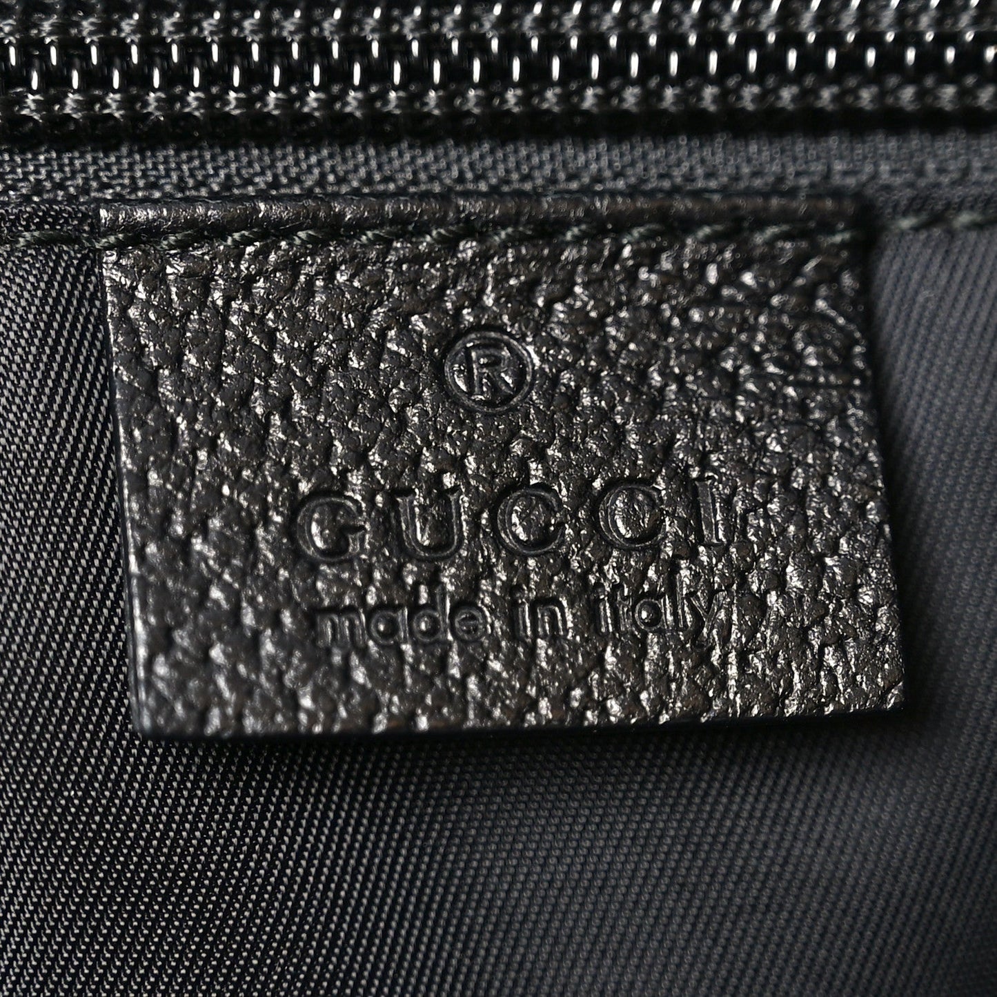 Monogram Web Large Diaper Tote Black
