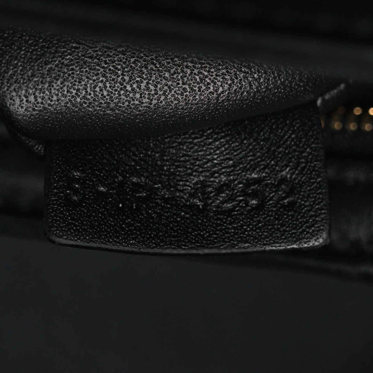 Shiny Calfskin Medium Triomphe Black