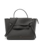 Grained Calfskin Mini Belt Bag Grey