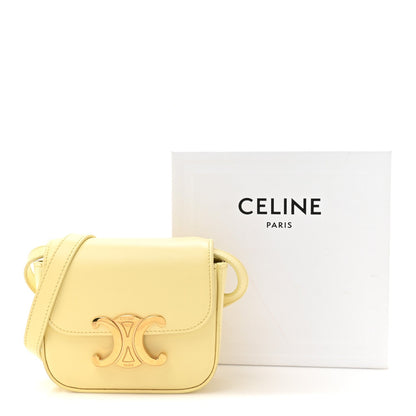 Shiny Calfskin Mini Triomphe Pollen