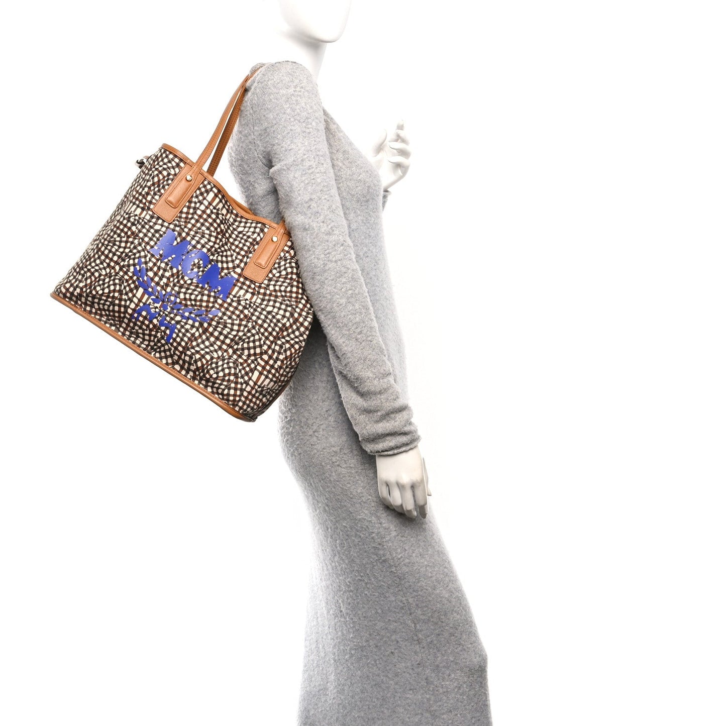 Visetos Medium Liz Reversible Shopper Tote Cognac