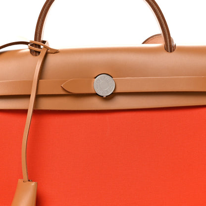 Vache Hunter Toile Herbag Zip Retourne 31 PM Orange Mecano Fauve