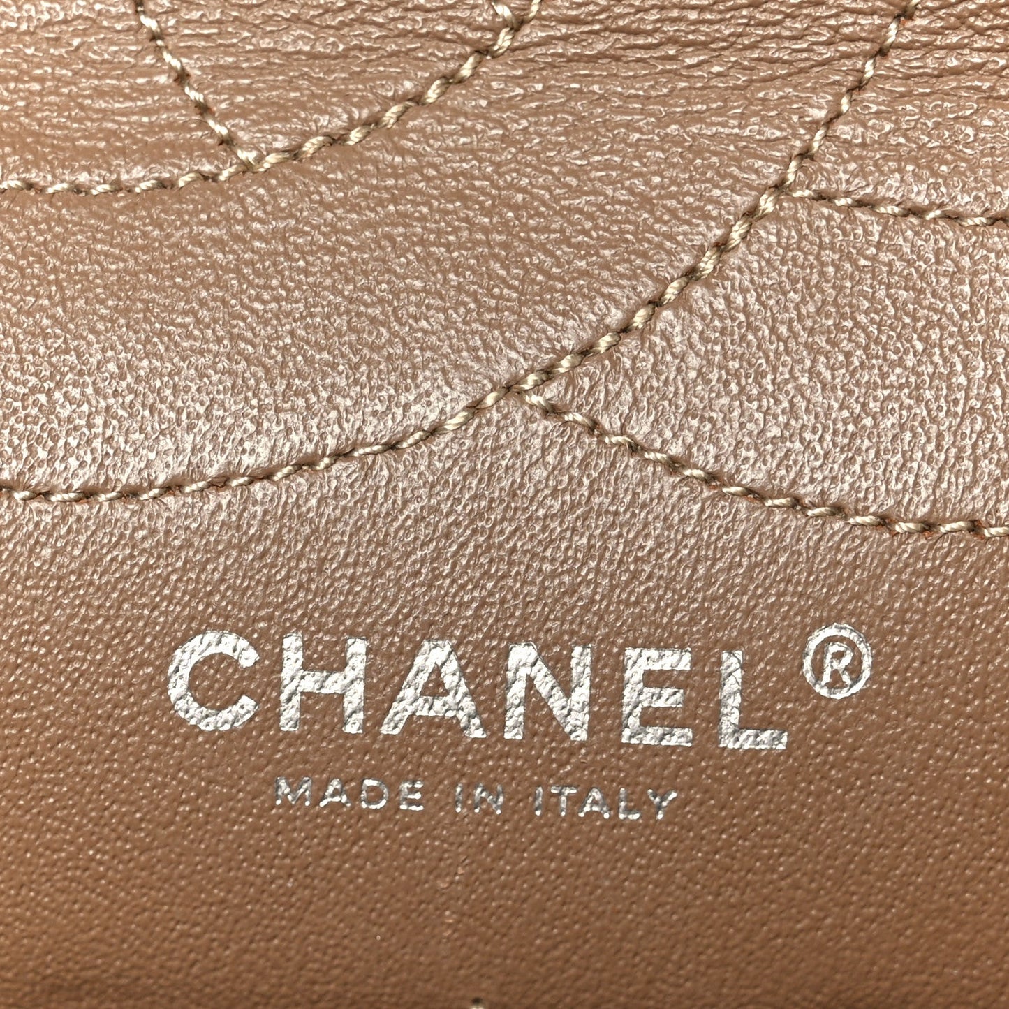 Metallic Aged Calfskin Quilted 2.55 Reissue 227 Flap Dark Gold