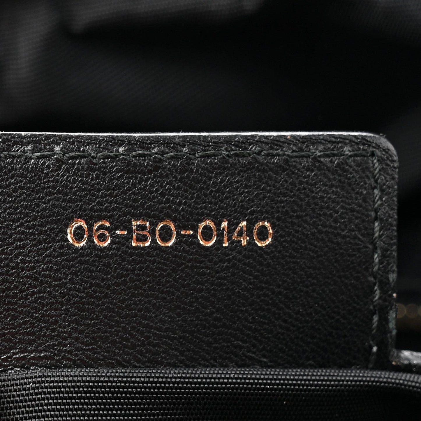 Lambskin Cannage Side Pocket Satchel Black