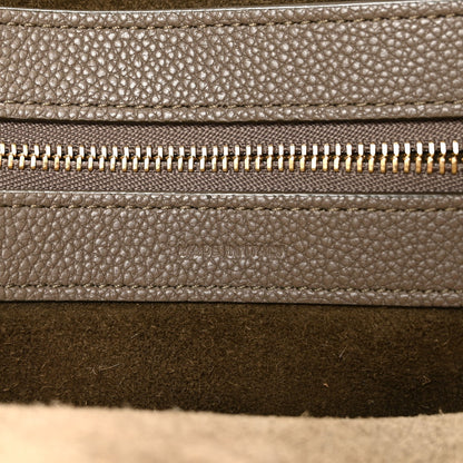 Soft Grained Calfskin Small Belt Cabas Phantom Taupe
