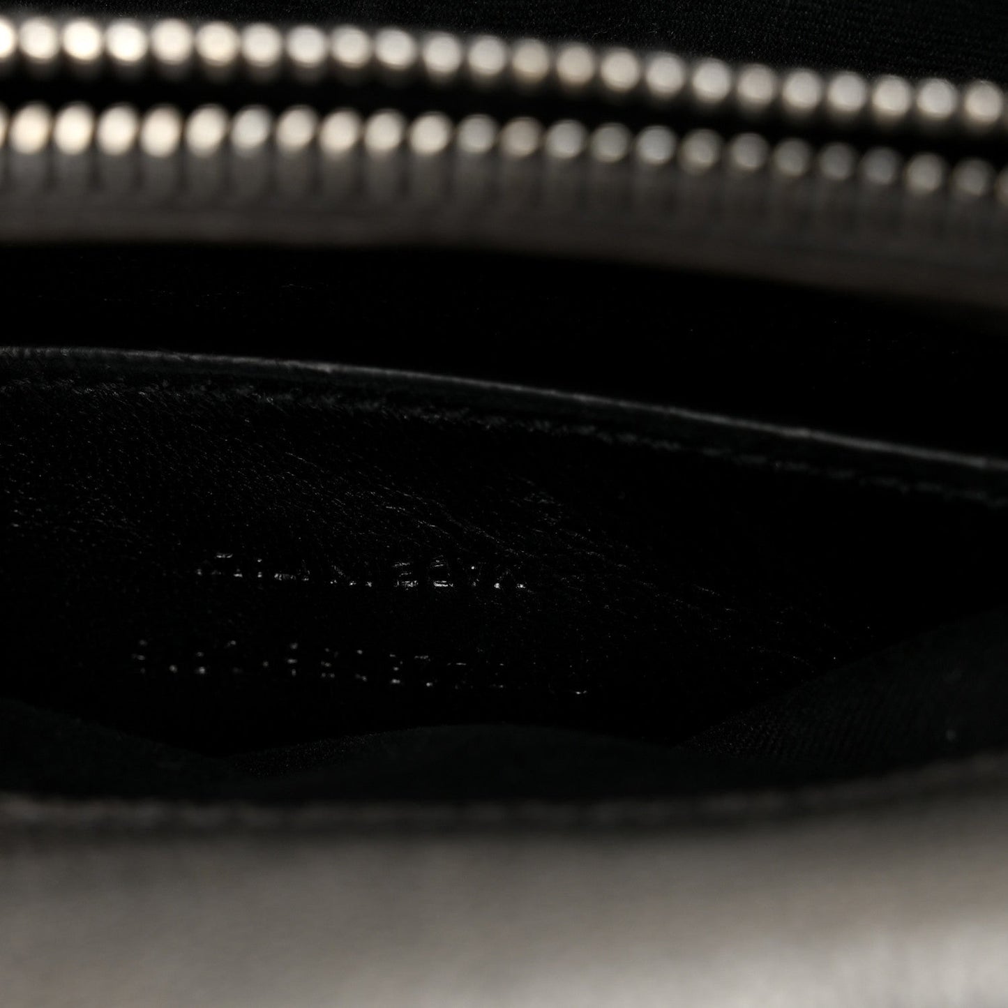 Sheepskin Matelasse Chevron Monogram Medium College Bag Asphalt
