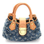 Monogram Denim Pleaty Blue