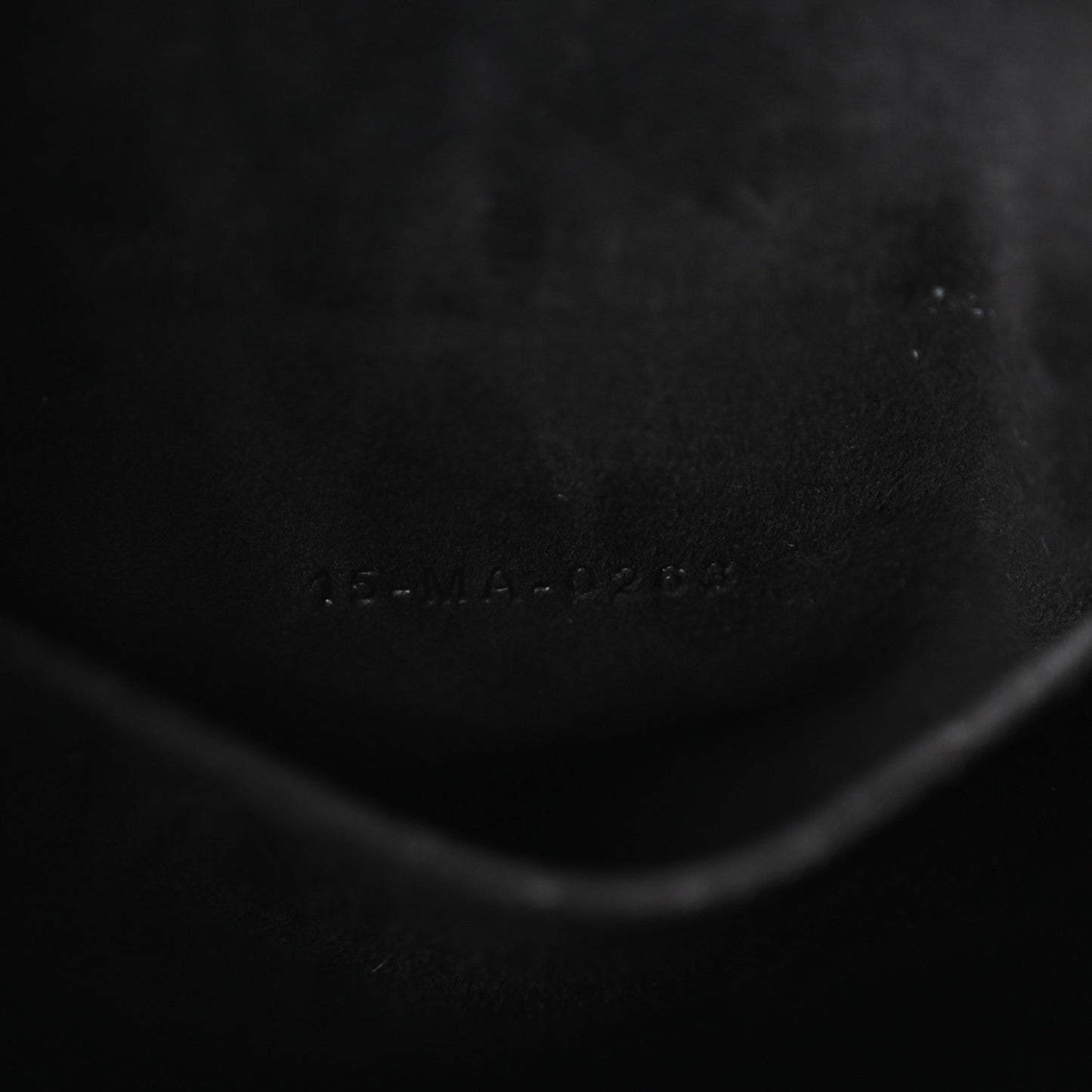 Calfskin CD Embossed Medium C'est Chain Bucket Bag Black